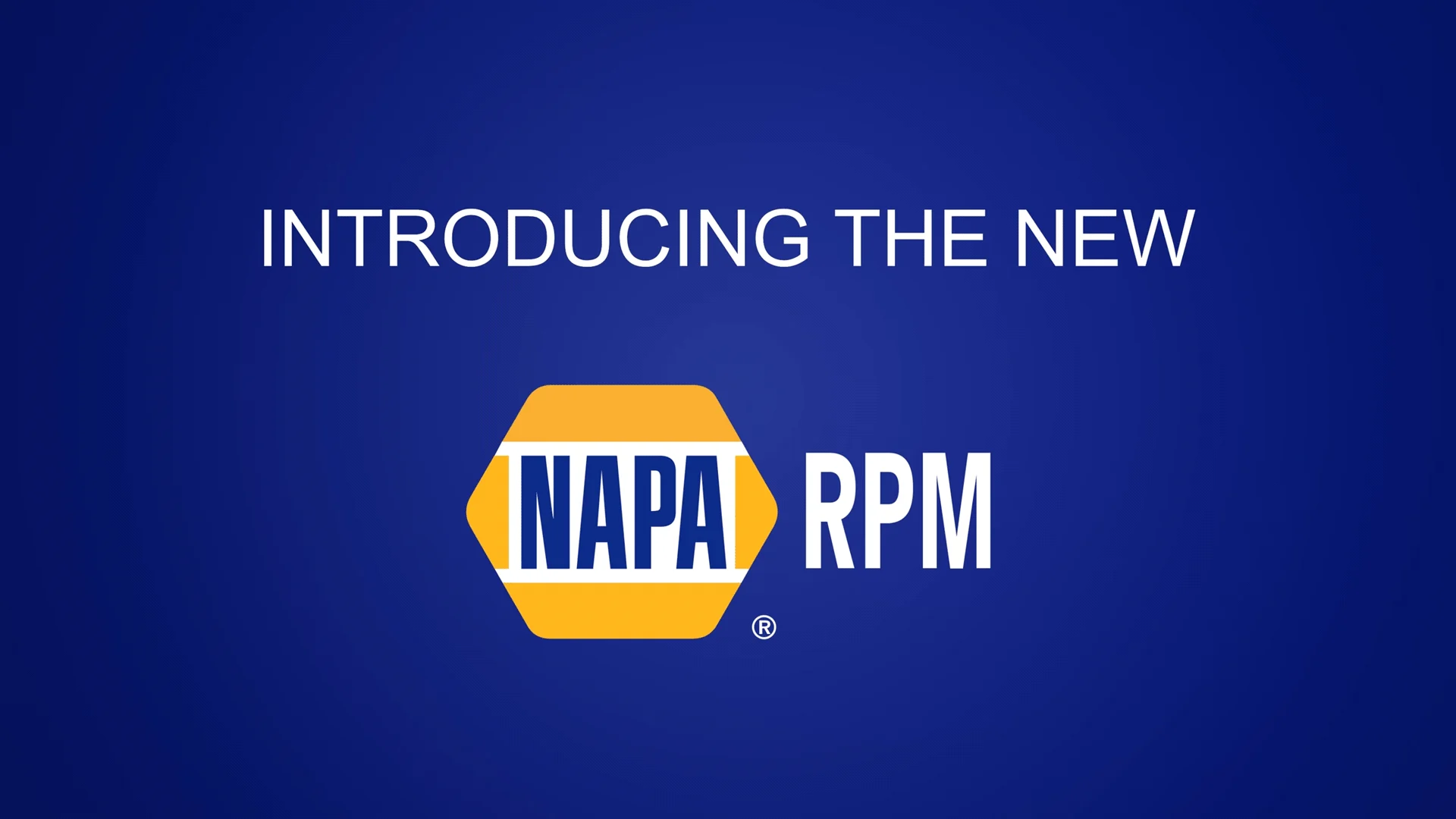 Title card for the RPM video